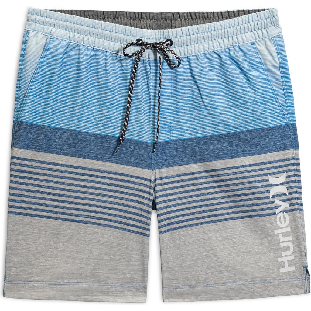 Hurley Ombré Volley Swim Shorts In Gray