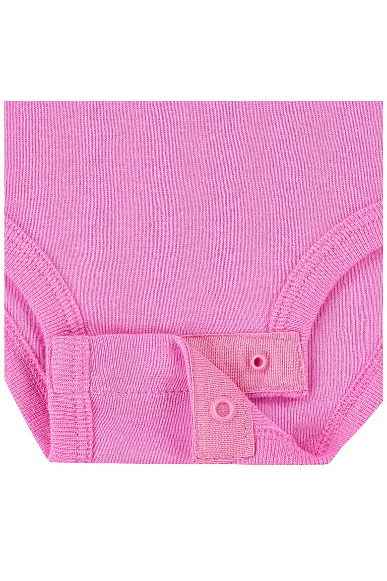 Solid 3-Piece Bodysuits & Joggers Set, Alternate, color, PLAYFUL PINK