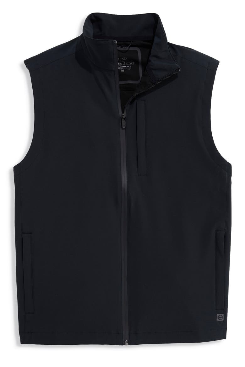 The On-the-Go Mariner Water Resistant Vest, Main, color, JET BLACK