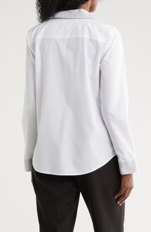 Calvin Klein Cotton Button-up Shirt In Gray