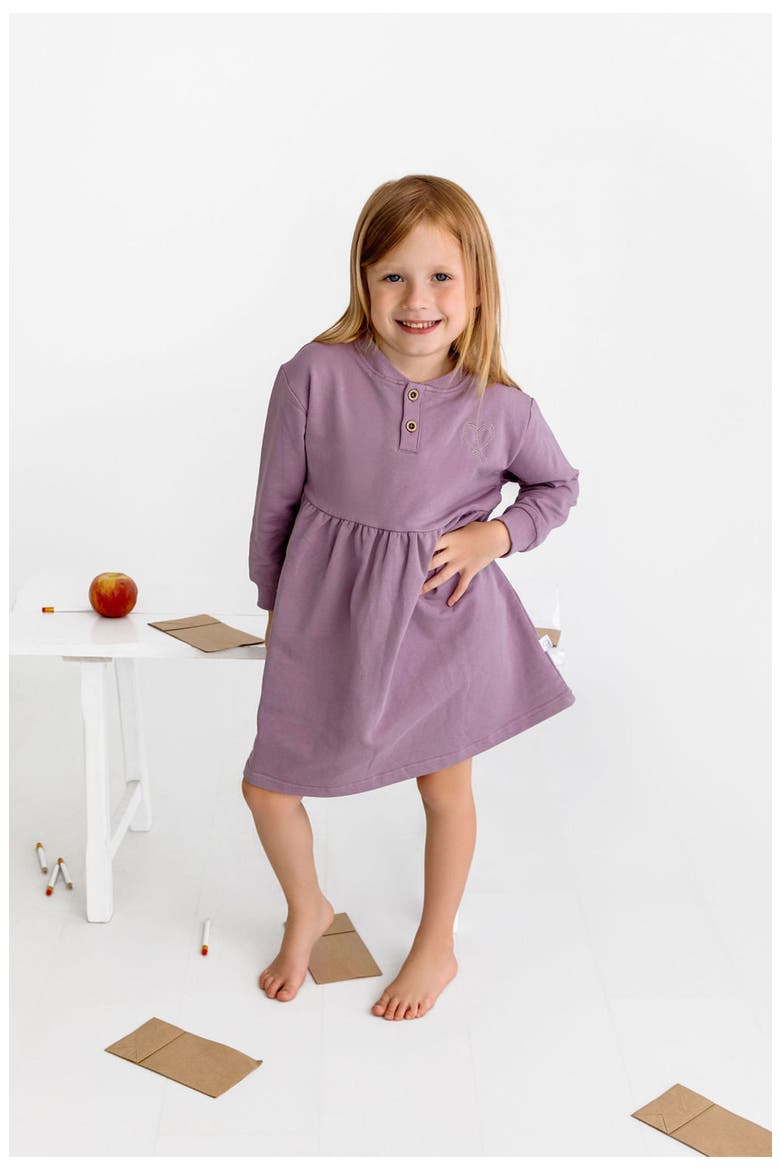 Henley Dress, Alternate, color, Lavendar