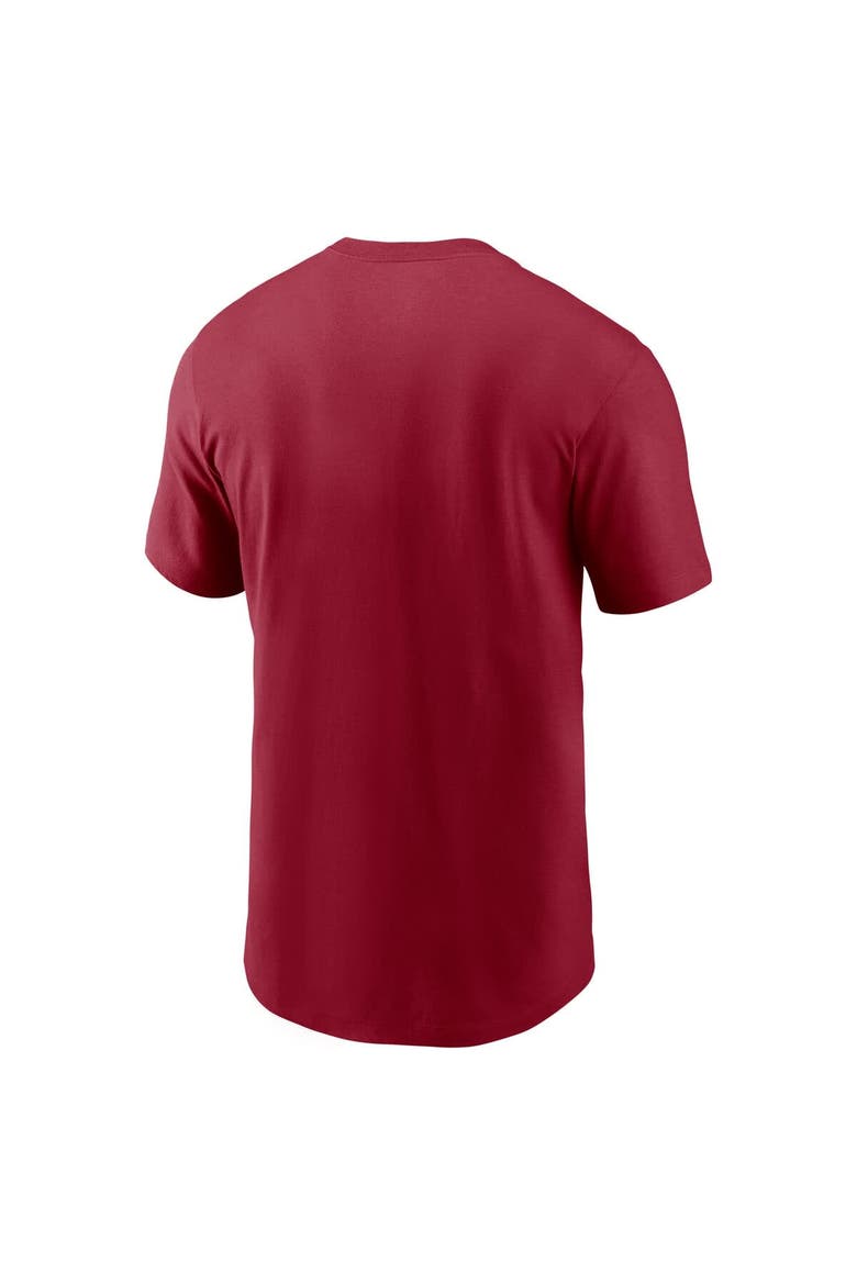 Men's Nike Crimson Alabama Crimson Tide 2025 Courtside Basketball Performance T-Shirt, Alternate, color, Crimson