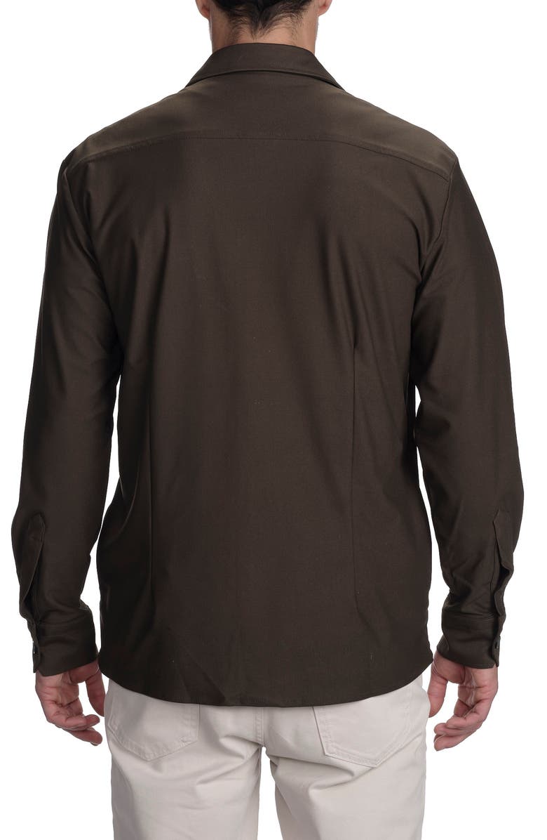 STUDIO GARNET LOS ANGELES 4-Way Stretch Performance Overshirt, Alternate, color,