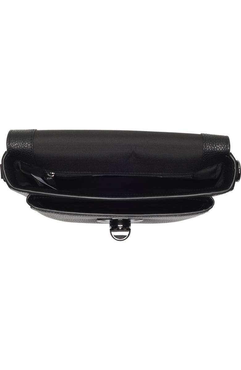 Marc Jacobs DTM Signet Turnlock Saddle Bag, Alternate, color, Black