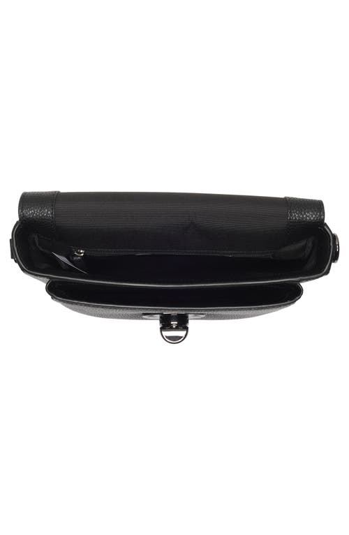 Marc Jacobs The Dtm Signet Turnlock Saddle Bag In Black