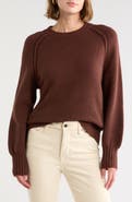 Melrose and Market Long Sleeve Raglan Crew Sweater
