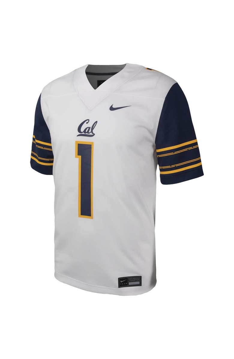 Nike Men's Nike #1 White Cal Bears Untouchable Football Replica Jersey, Alternate, color, White