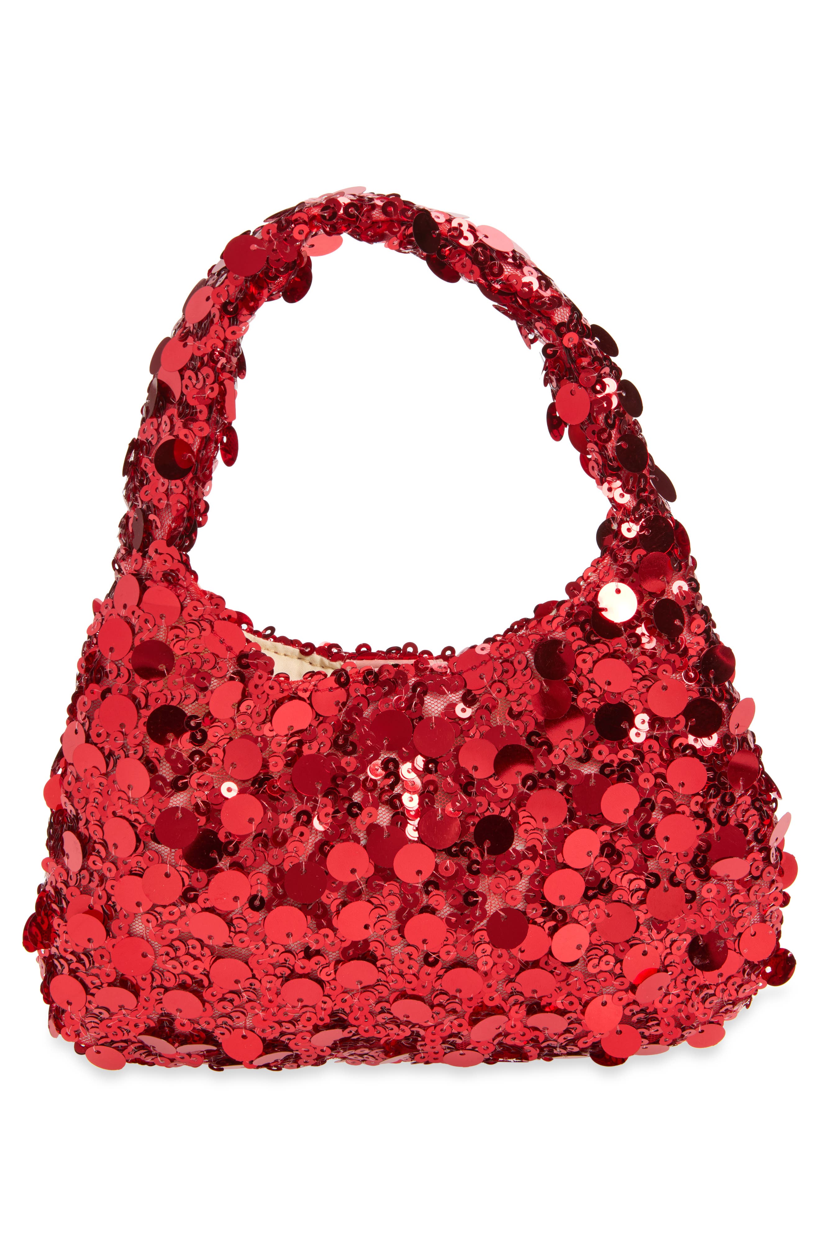 Kids' Sequin Bag, Alternate, color, RED