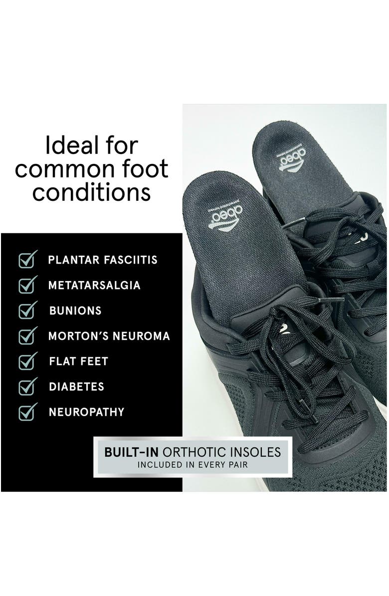 ABEO Premium Orthotic Mens Neutral, Alternate, color, Black