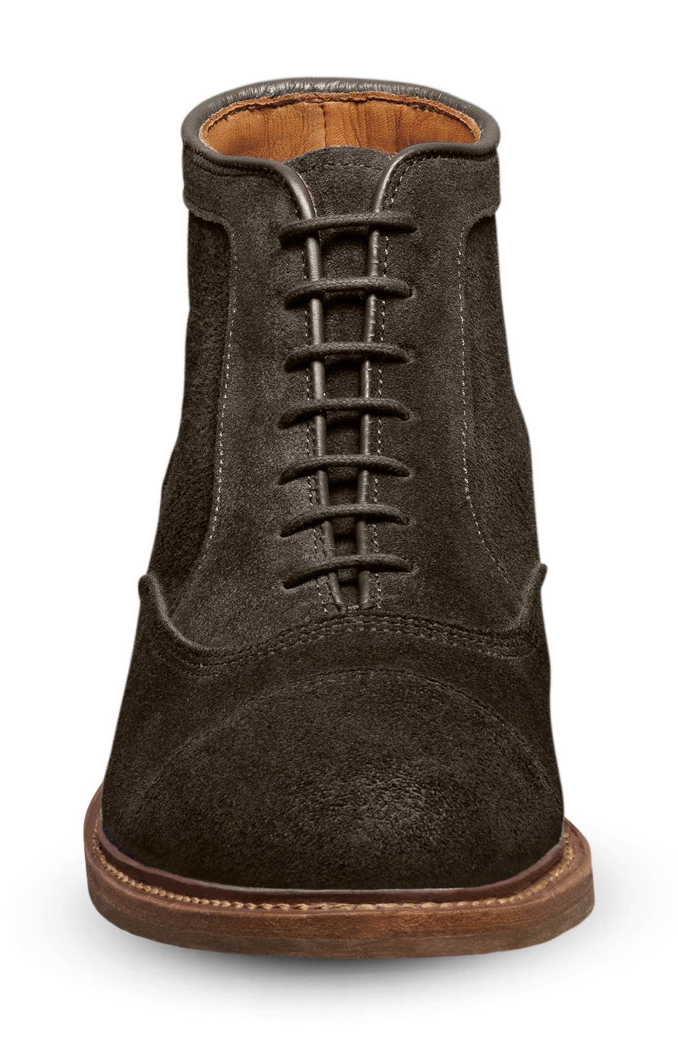 Allen Edmonds Park Avenue Verse Cap Toe Oxford Boot, Alternate, color, Chocolate