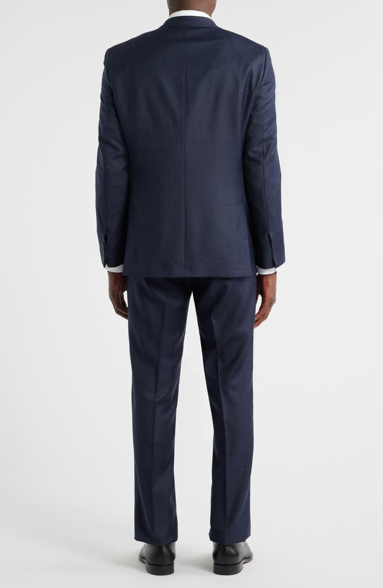 Heritage Gold Essentials Blue Mélange Wool Suit, Alternate, color, Blue