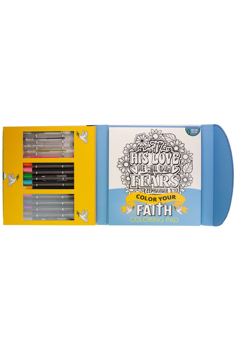 24 Page Coloring Pad, Alternate, color, Multicolored