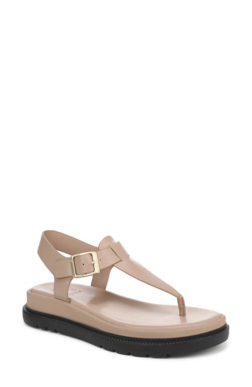 Naturalizer Alyssa T-strap Platform Sandal In Tan