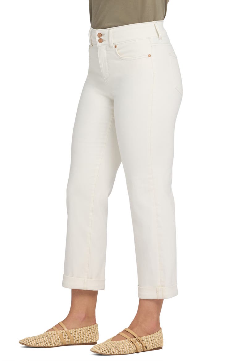 Bailey Cool Embrace® High Waist Crop Relaxed Straight Leg Jeans, Alternate, color, VINTAGE WHITE