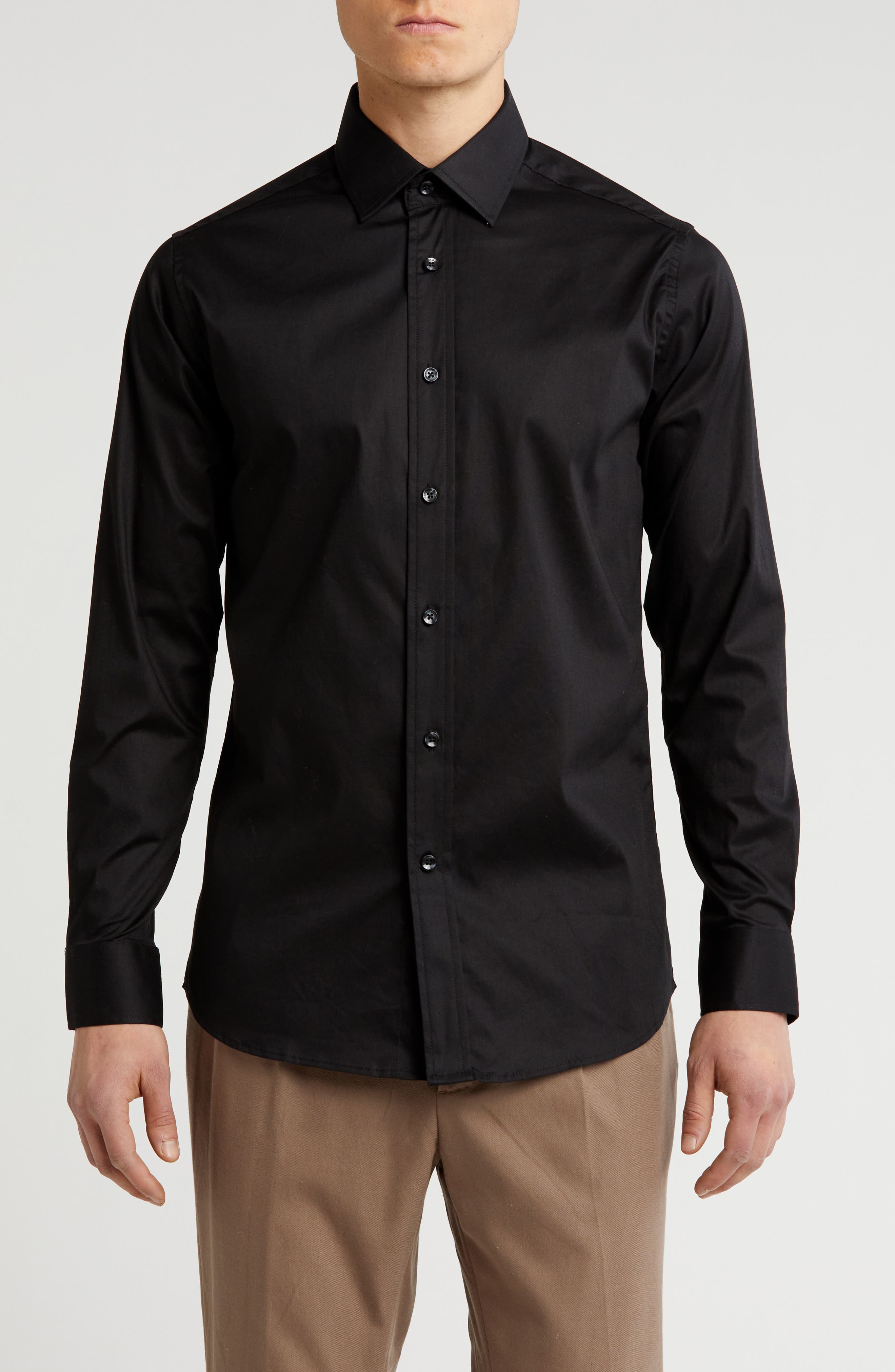 Scotch & Soda Modern Fit Stretch Cotton Dress Shirt