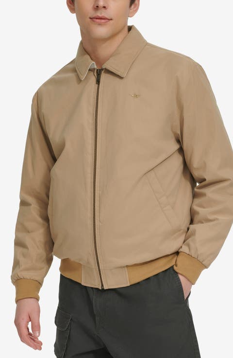Micro Twill Golf Bomber Jacket
