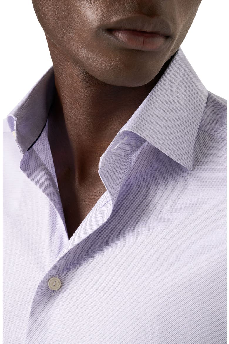 Slim Fit Twill Dress Shirt, Alternate, color, LIGHT PURPLE