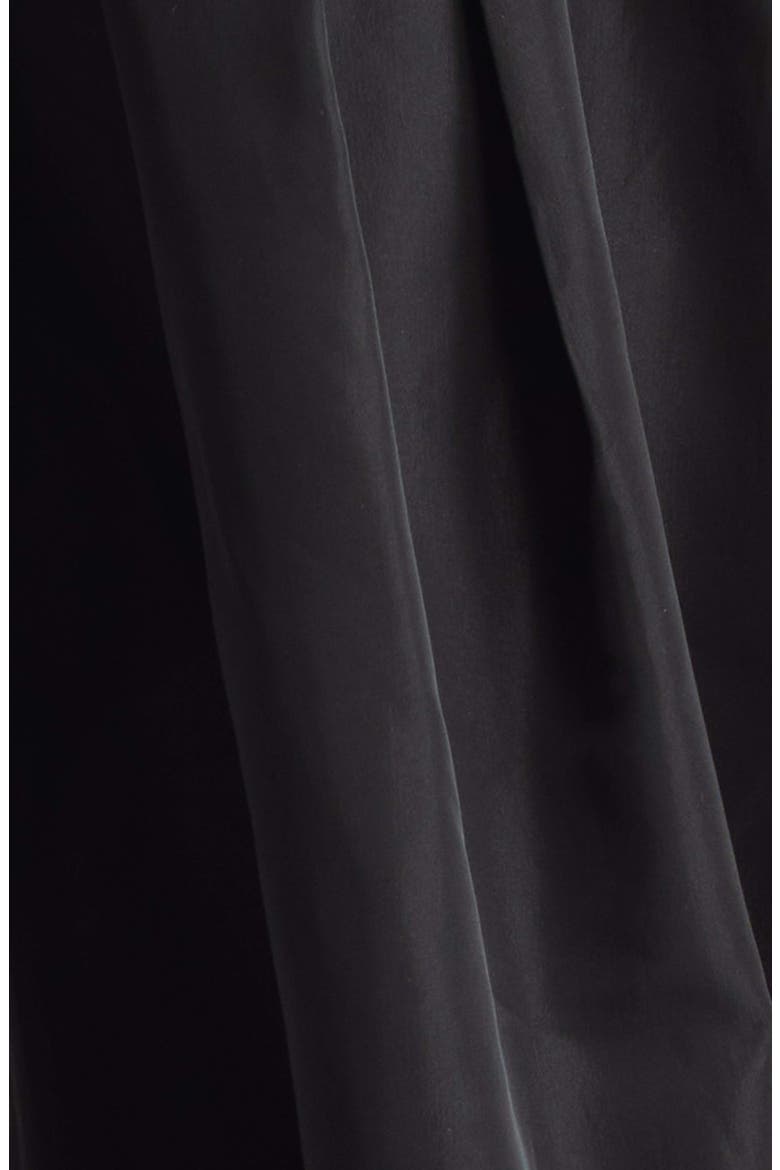 Gathered Bow Top, Alternate, color, BLACK/ BLACK