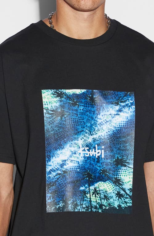 KSUBI KSUBI SPACE PALM BIGGIE GRAPHIC T-SHIRT 