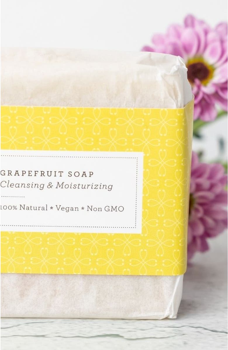 Lizush Natural Cold Process Soap Bar Set of 2, Alternate, color, Grapefruit