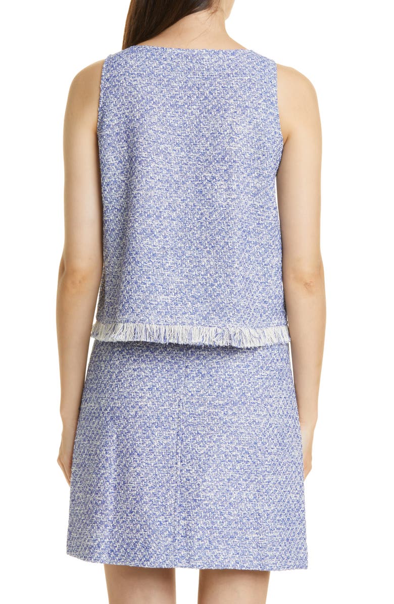 M.M.LaFleur The Flaka Sleeveless Bouclé Top, Alternate, color, 