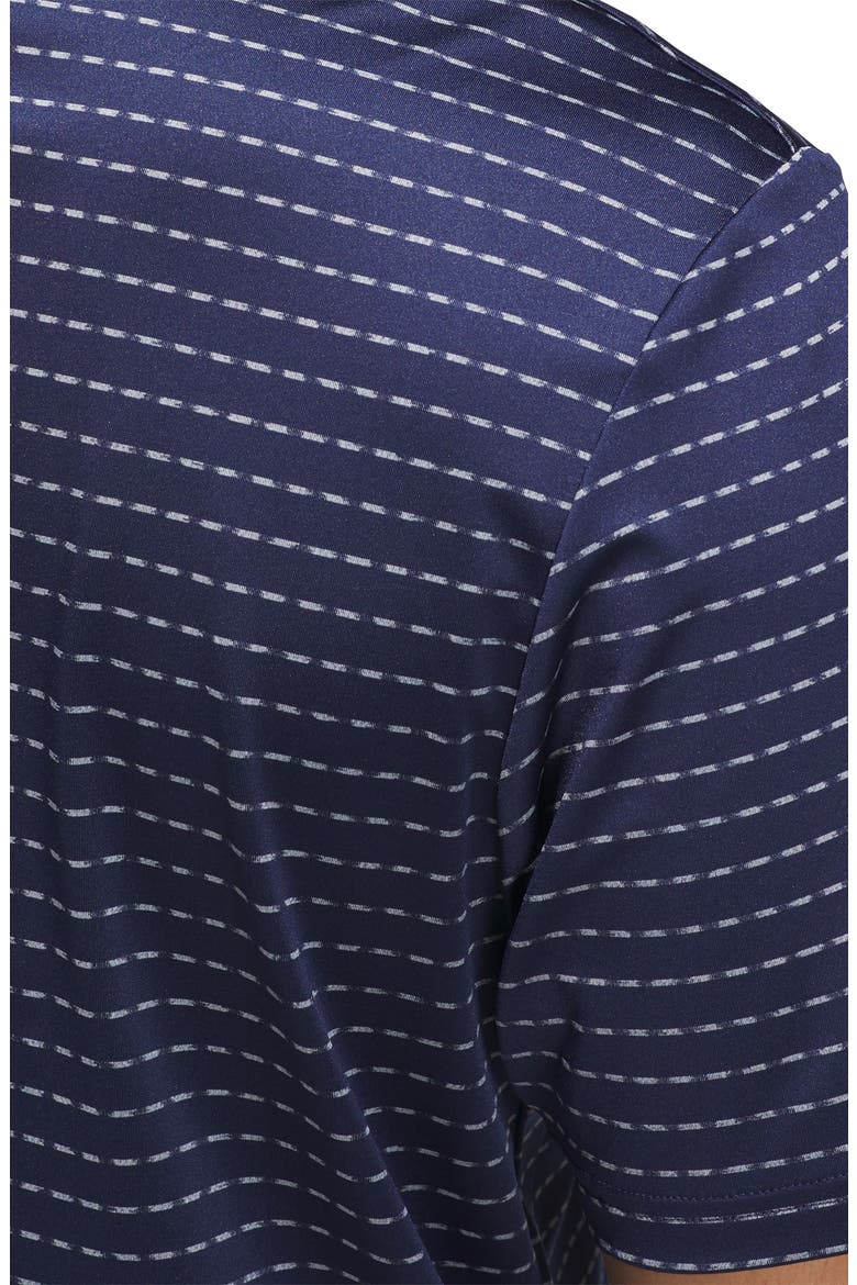 Ultimate Dash Stripe Performance Polo, Alternate, color, COLLEGIATE NAVY/ WHITE