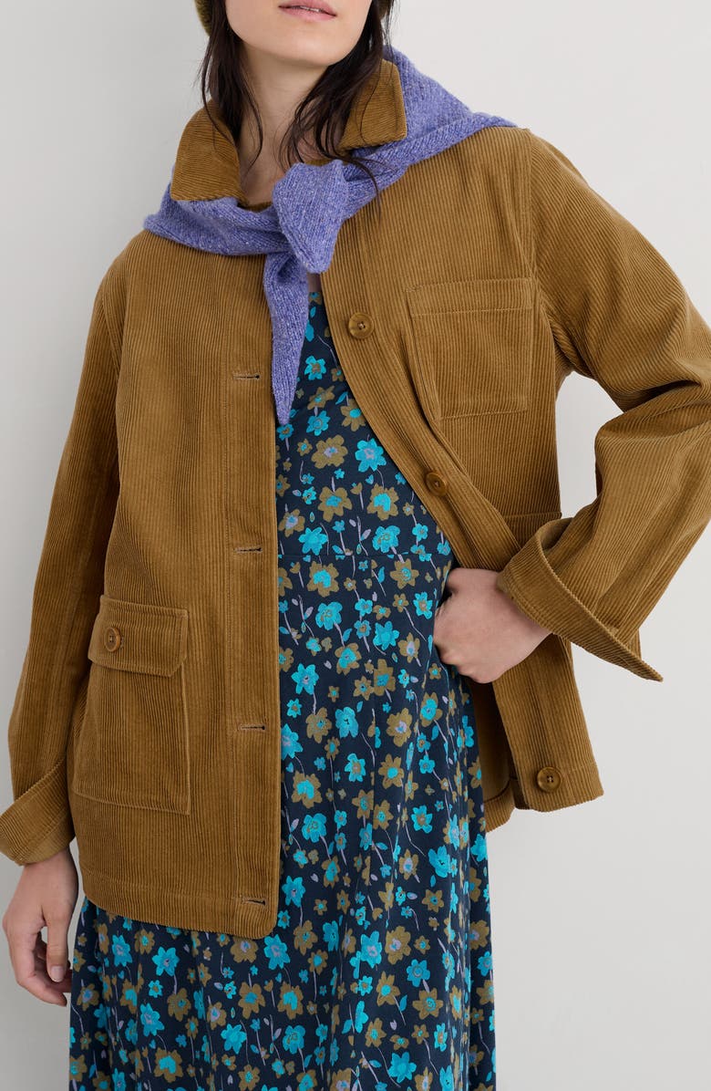 Seasalt Cornwall Hydrock Corduroy Shirt Jacket, Main, color,