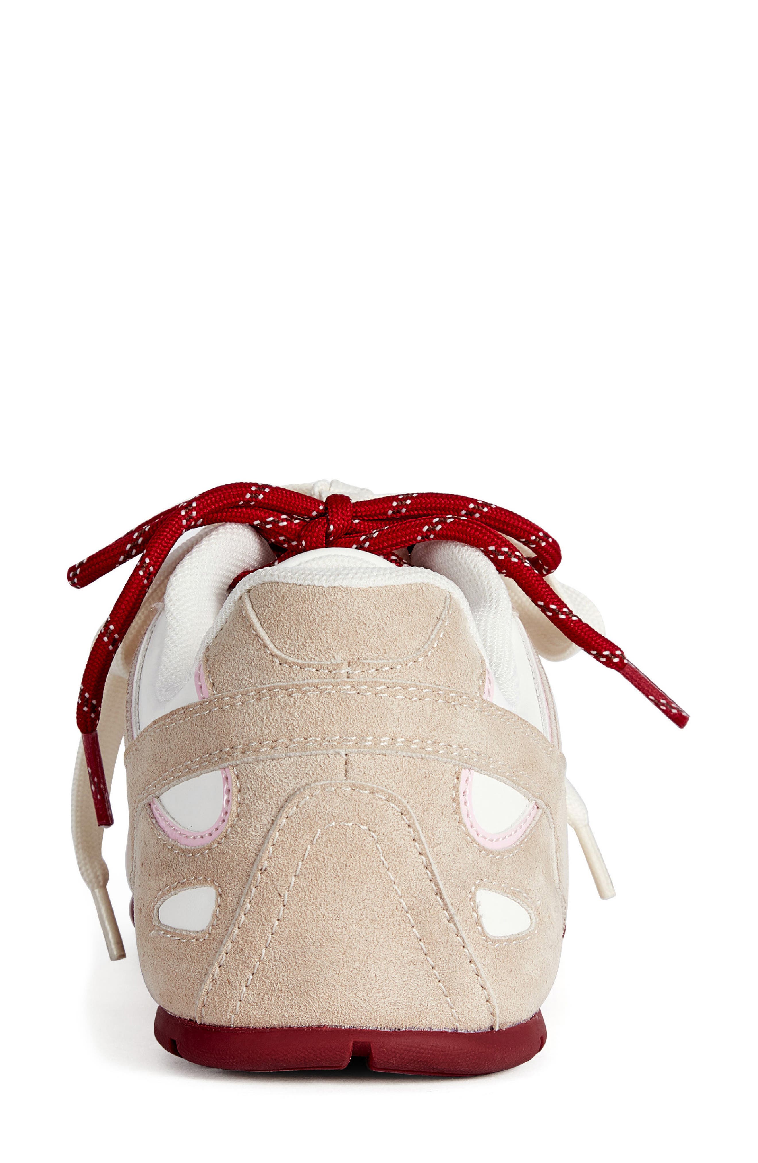 Bestie Faux Leather Sneaker, Alternate, color, BEIGE MULTI