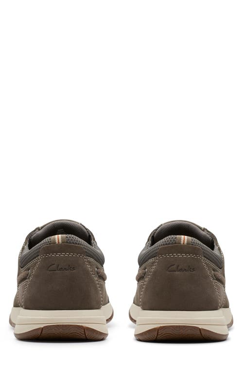 Clarks ® Sailview Sneaker In Taupe Nubuck