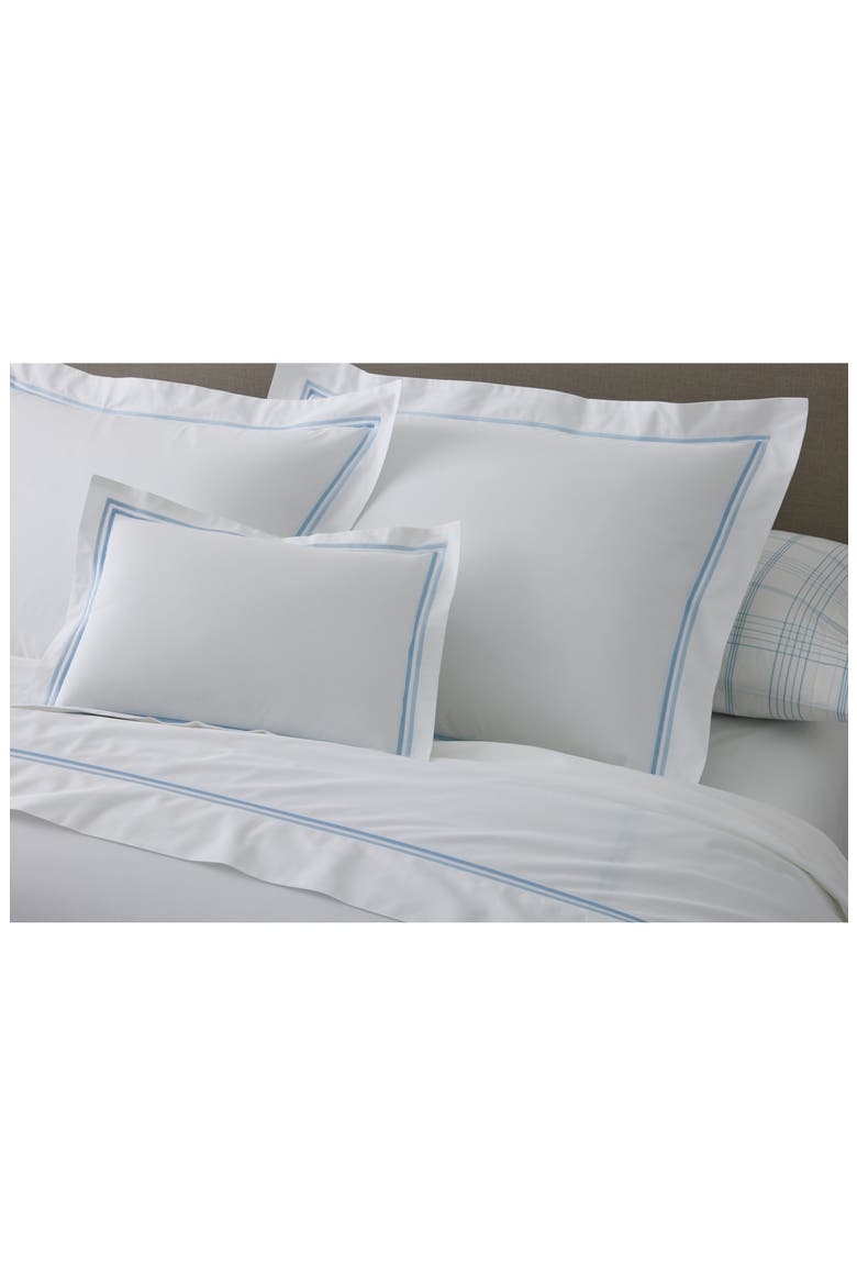 Essex Boudoir Sham, Alternate, color, AZURE