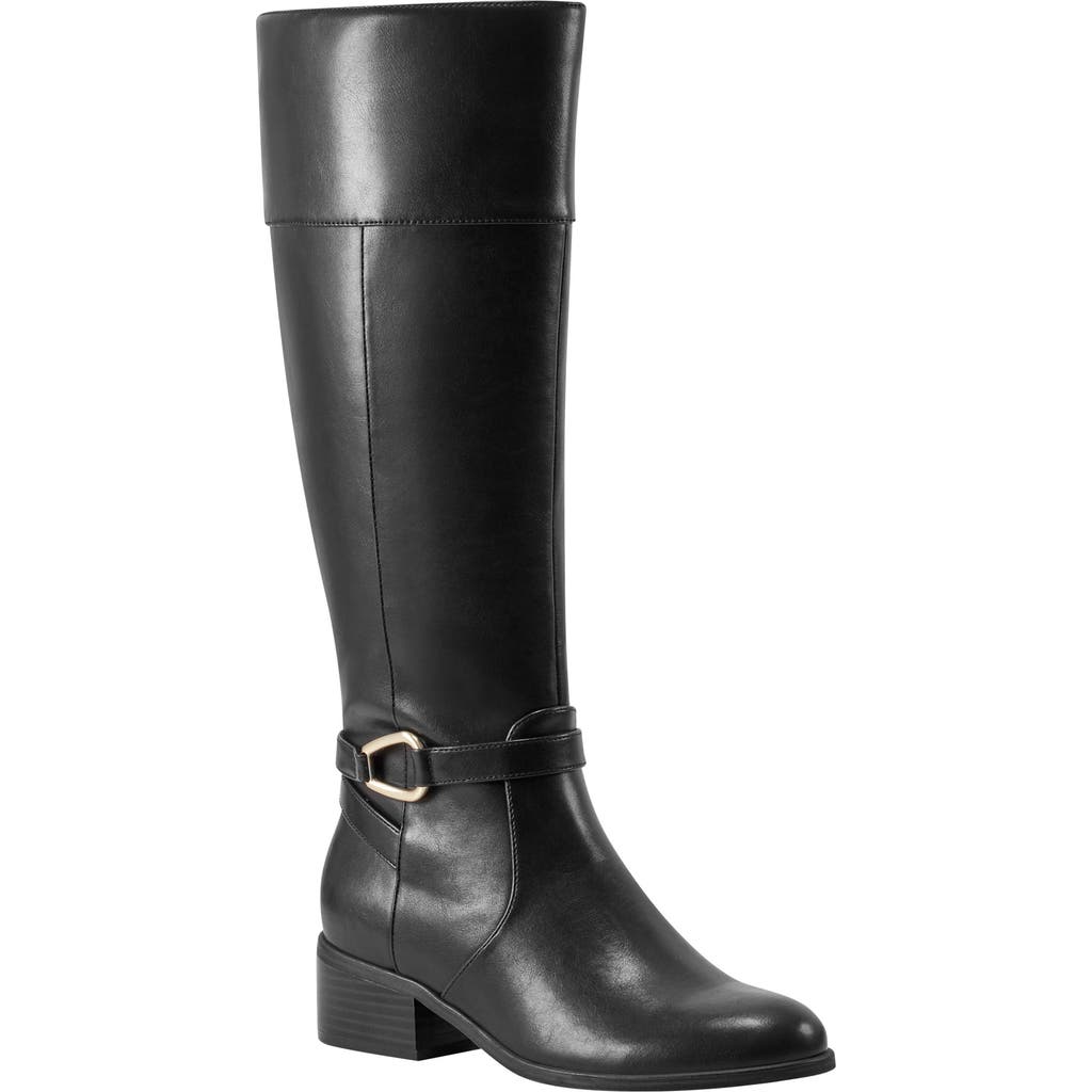 Bandolino Dennie Knee High Riding Boot in Black