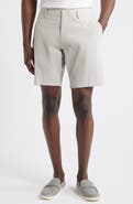 DEKE Galaxy Bermuda Flat Front Stretch Cotton Seersucker Shorts