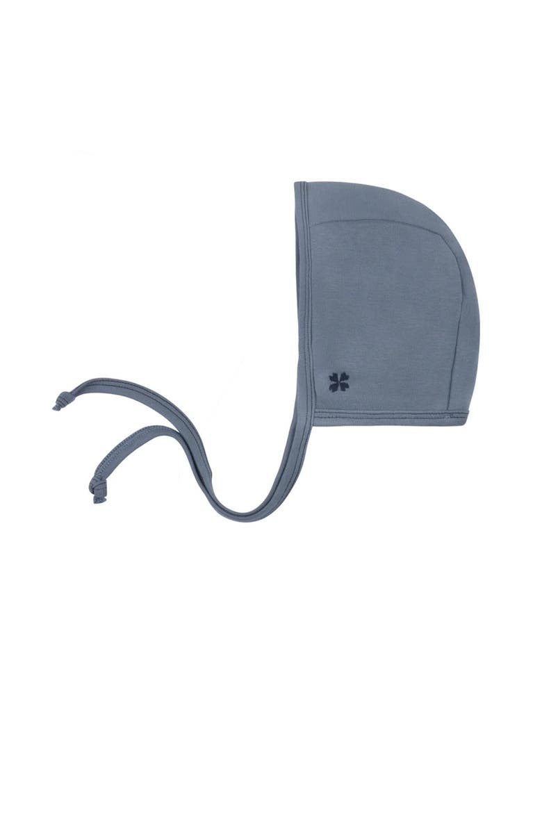 Embroidered Clover - Footie & Bonnet, Alternate, color, Blue