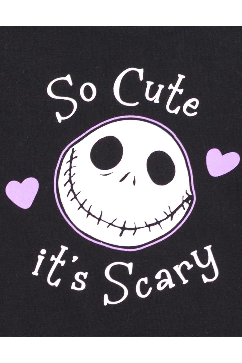 Nightmare Before Christmas Jack Skellington 2-Piece Sleeveless Top and Skirt Set, Alternate, color, Black Jack and Zero
