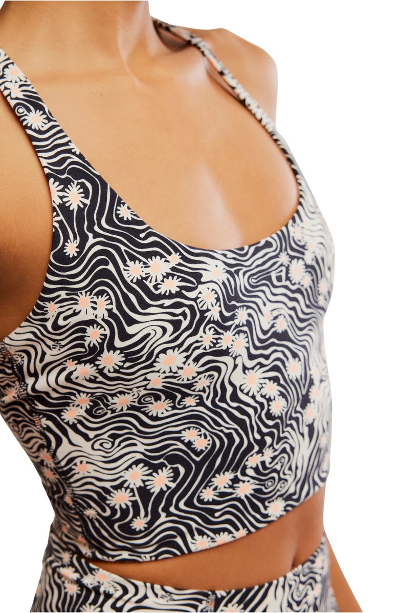 Free People FP Movement Never Better Floral Crop Top, Alternate, color, Ditsy Floral