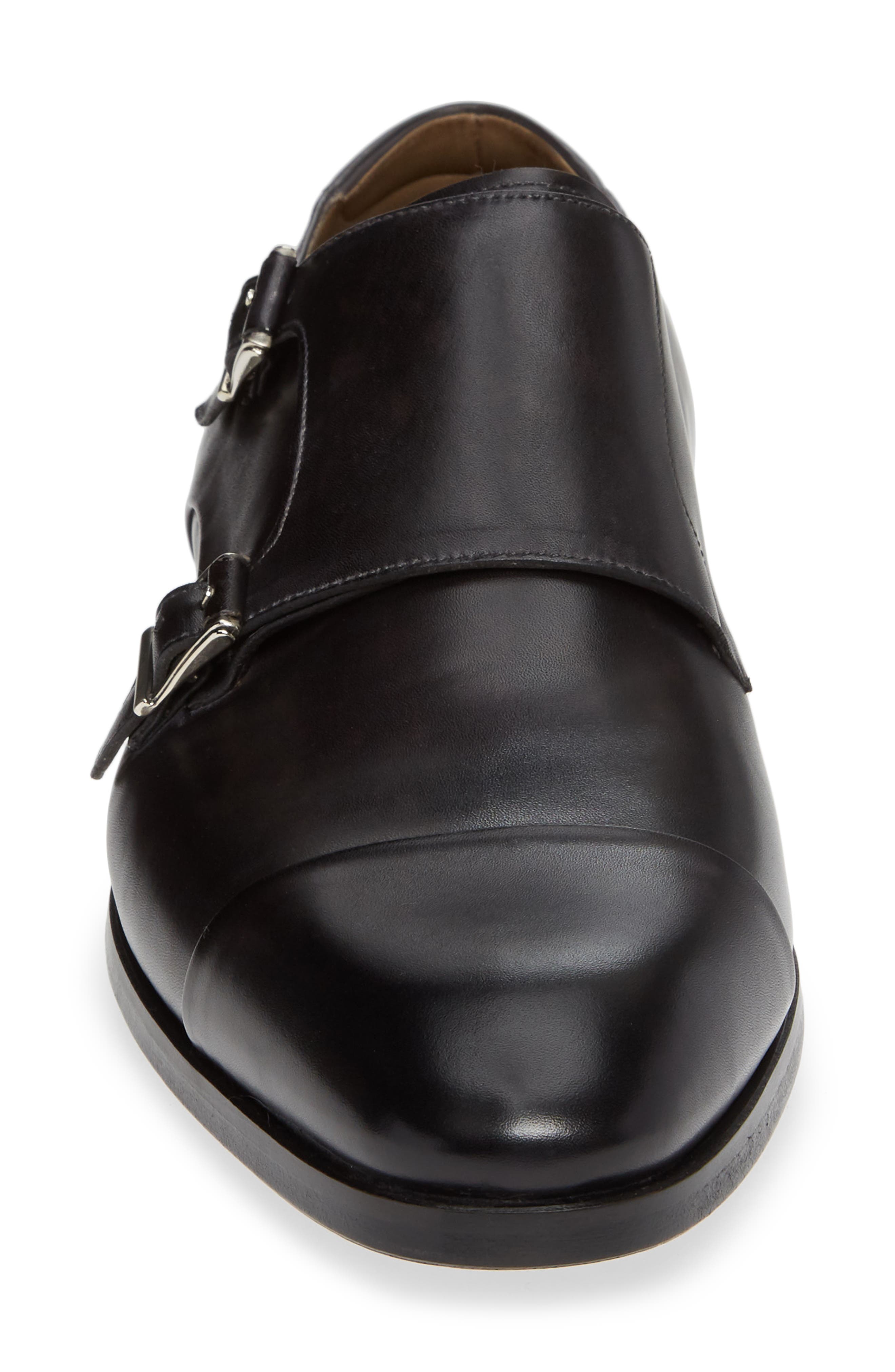 Magnanni Riva Double Monk Strap Shoe, Alternate, color, 