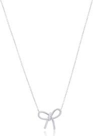 The Lovery Fine Jewelry Loopy Bow Necklace