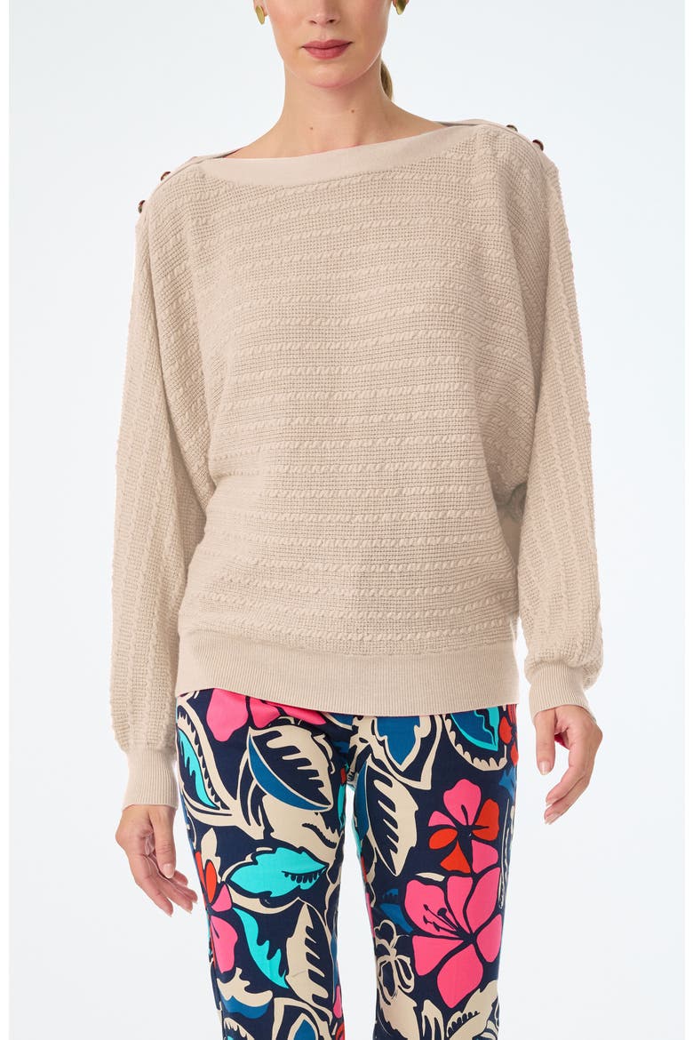 Ima Boatneck Relaxed Sweater, Main, color, Ecru