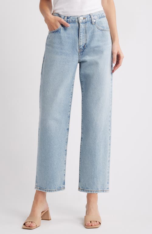 FRAME FRAME THE HANG HIGH WAIST ANKLE STRAIGHT LEG JEANS 