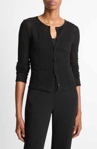 Vince Open Stitch Cardigan