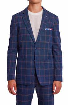PAISLEY & GRAY Dover Slim Fit Plaid Sport Coat