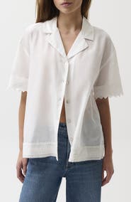 Pistola Maliah Silk & Cotton Camp Shirt