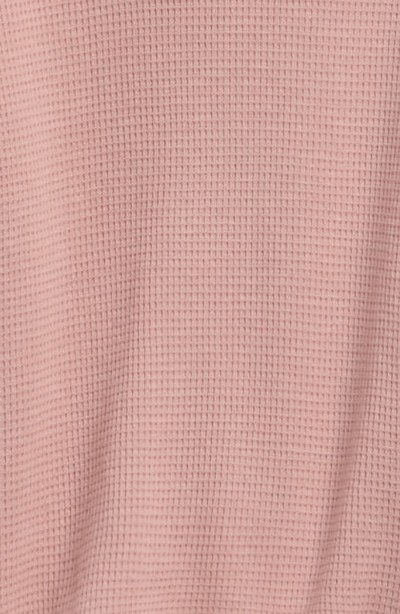 QUINCY MAE Kids' Ruby Waffle Knit Top & Bloomers Set, Alternate, color, Mauve