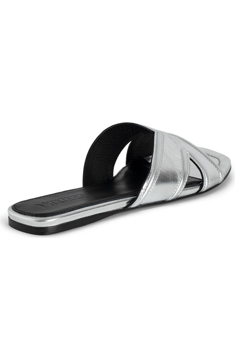 Zadig & Voltaire Azora Metallic Slide Sandal, Alternate, color,