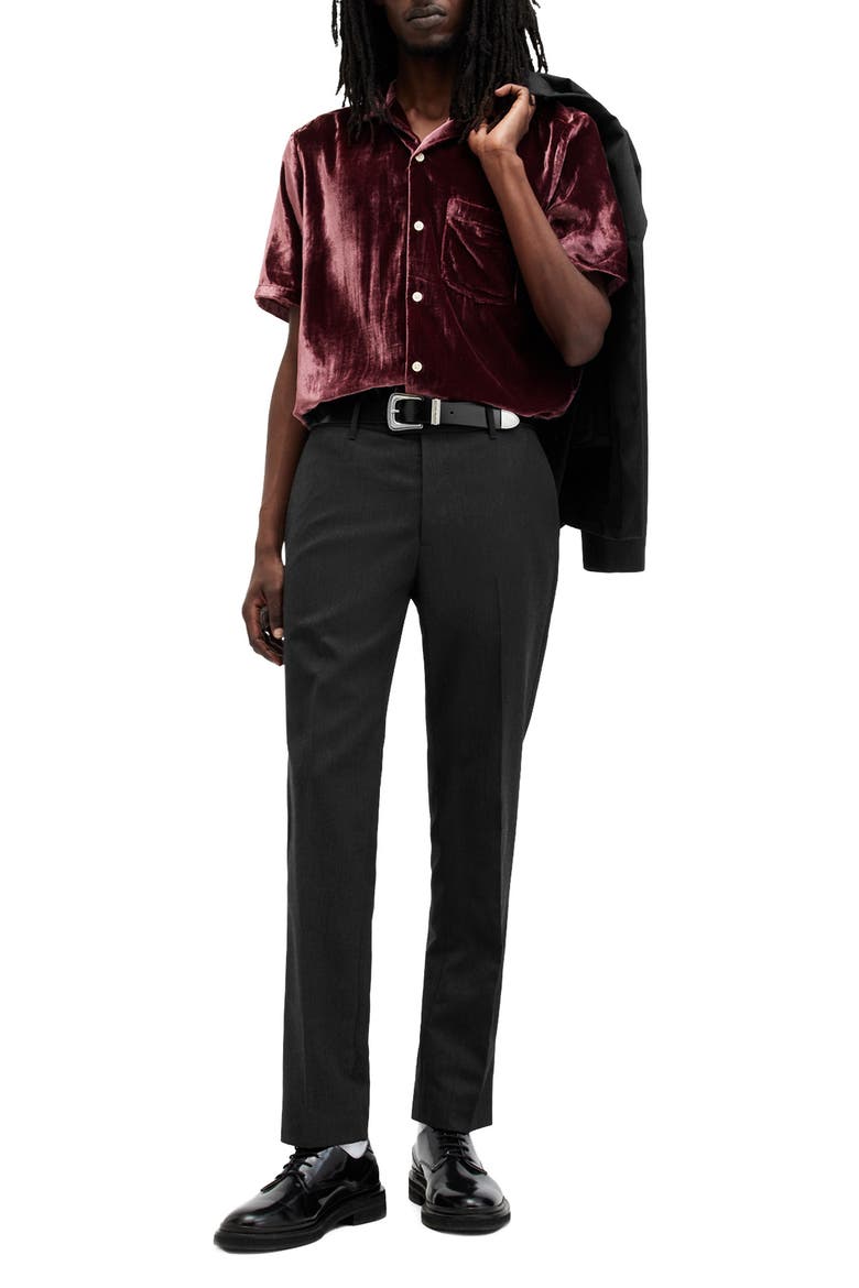 Blackwater Wool Blend Dress Pants, Alternate, color, CHARCOAL GREY