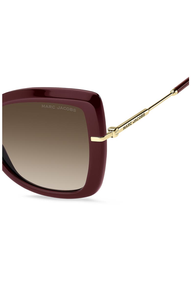56mm Gradient Butterfly Sunglasses, Alternate, color, 0LHF-HA