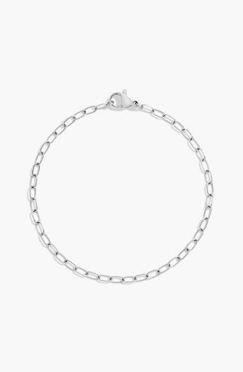 Unbreakable Mini Paperclip Chain Bracelet