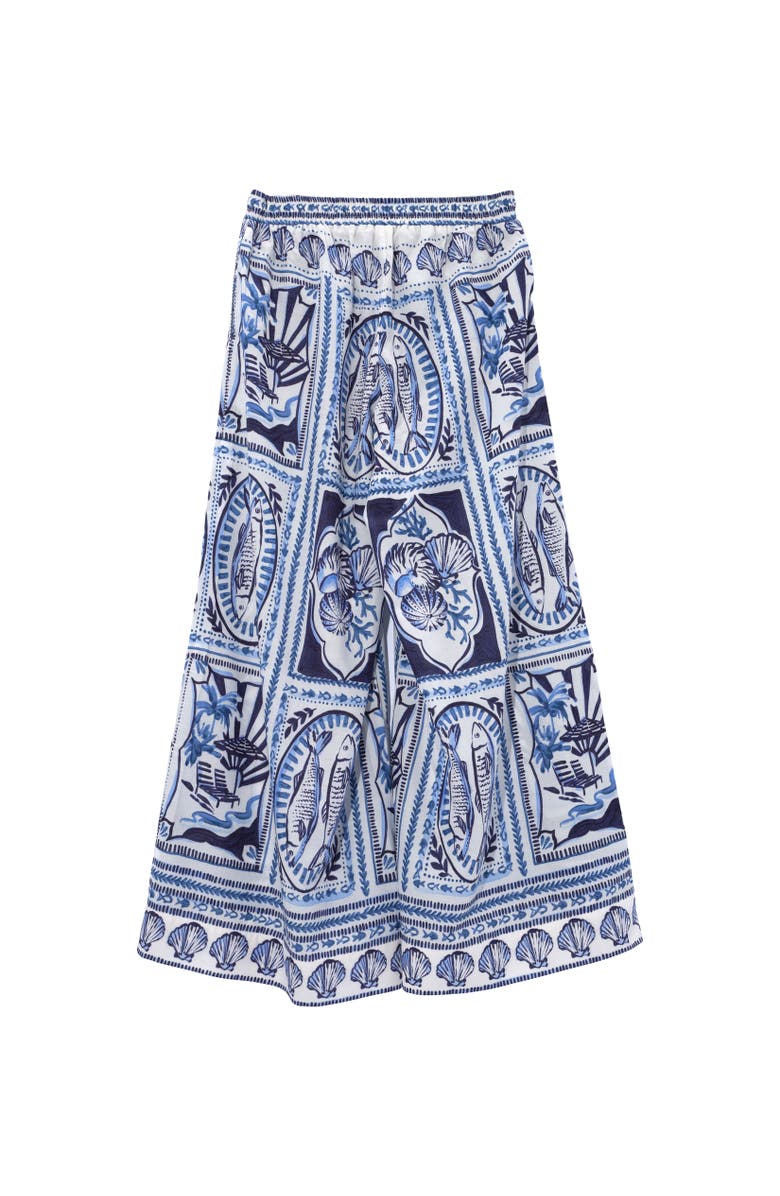 Echo Montauk Tile Pants, Alternate, color, Cream