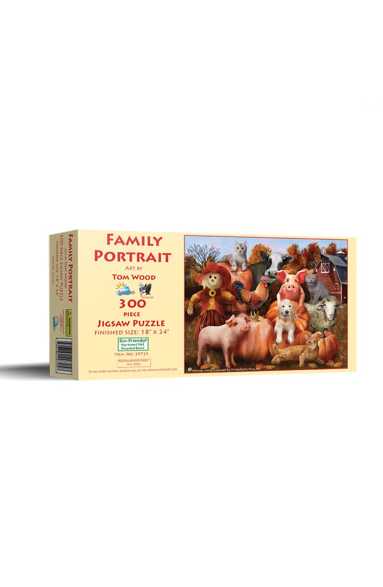 Sunsout Family Portrait 300 piece Jigsaw Puzzle for Adults, Main, color, Multicolor