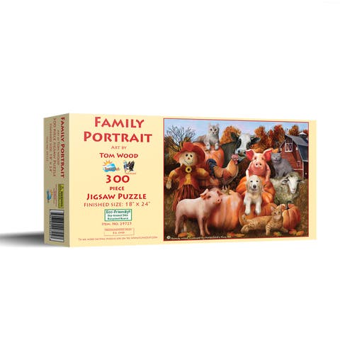 Family Portrait 300 piece Jigsaw Puzzle for Adults